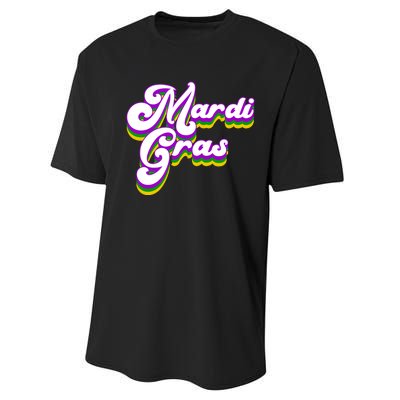 Mardi Gras Retro Festive Celebration Performance Sprint T-Shirt