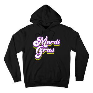 Mardi Gras Retro Festive Celebration Tall Hoodie