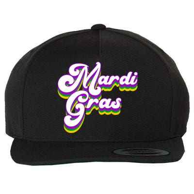 Mardi Gras Retro Festive Celebration Wool Snapback Cap