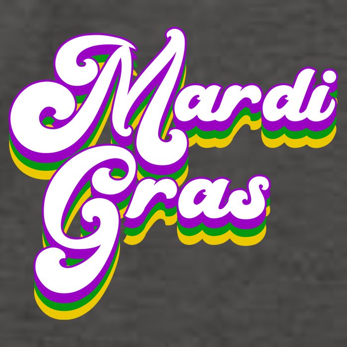 Mardi Gras Retro Festive Celebration Vector Backpack
