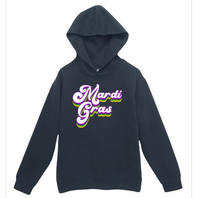 Mardi Gras Retro Festive Celebration Urban Pullover Hoodie