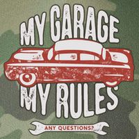 MY GARAGE RULES Legacy Tie Dye Trucker Hat