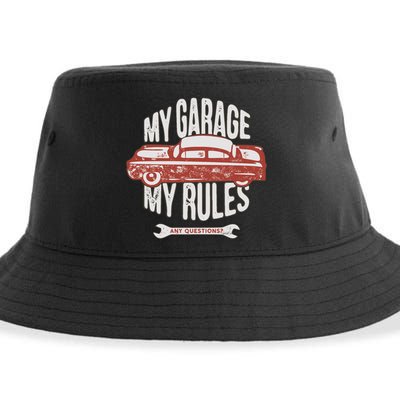 MY GARAGE RULES Sustainable Bucket Hat
