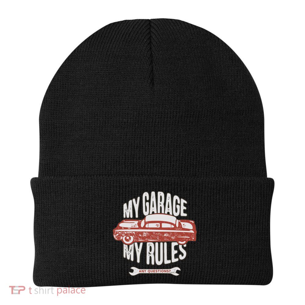 MY GARAGE RULES Beanie