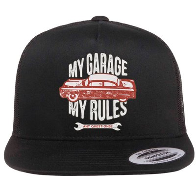 MY GARAGE RULES Flatbill Hat