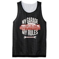 MY GARAGE RULES Mesh Reversible Basketball Jersey Tank