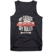 MY GARAGE RULES Tank Top