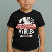 MY GARAGE RULES Toddler T-Shirt