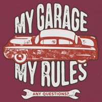 MY GARAGE RULES 16oz Travel Tumbler