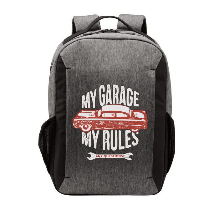 MY GARAGE RULES Vector Backpack