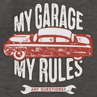 MY GARAGE RULES Vector Backpack