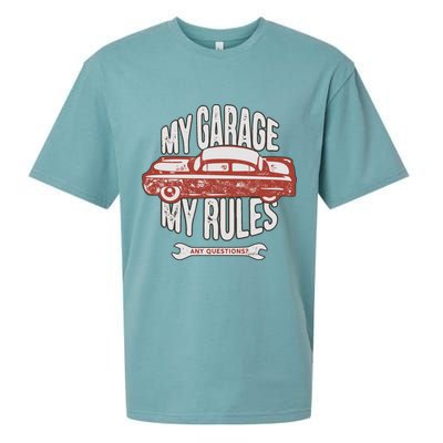 MY GARAGE RULES Sueded Cloud Jersey T-Shirt