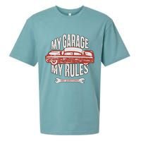 MY GARAGE RULES Sueded Cloud Jersey T-Shirt