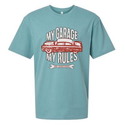 MY GARAGE RULES Sueded Cloud Jersey T-Shirt