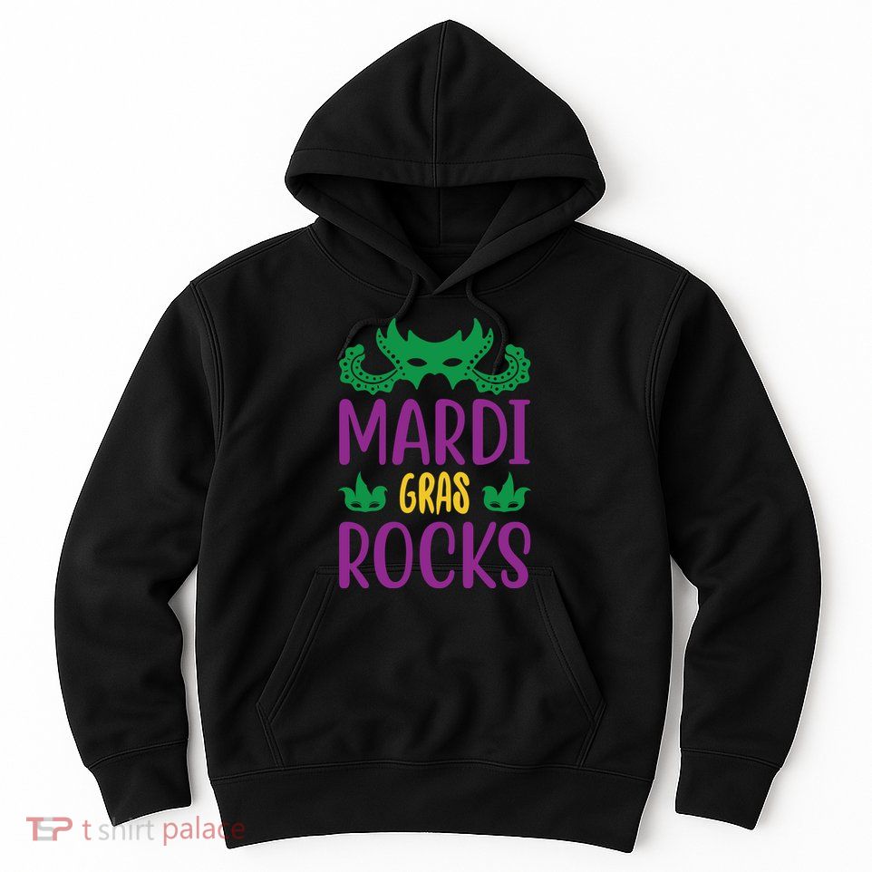 Mardi Gras Rocks Hoodie