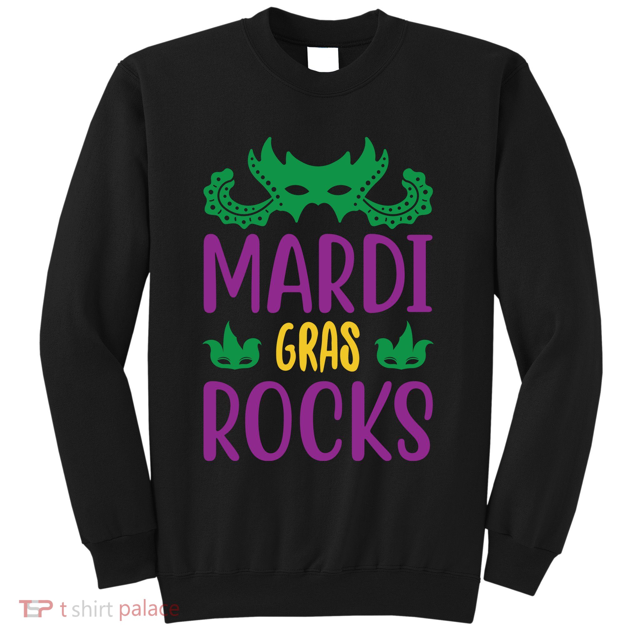 Mardi Gras Rocks Sweatshirt