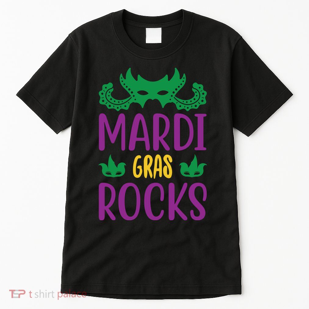 Mardi Gras Rocks Tall T-Shirt