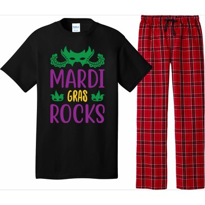 Mardi Gras Rocks Pajama Set