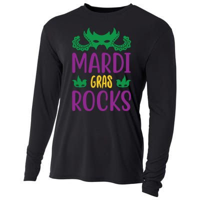 Mardi Gras Rocks Cooling Performance Long Sleeve Crew