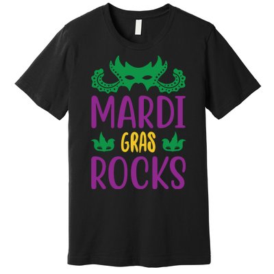 Mardi Gras Rocks Premium T-Shirt