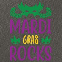 Mardi Gras Rocks Cotton Canvas Backpack
