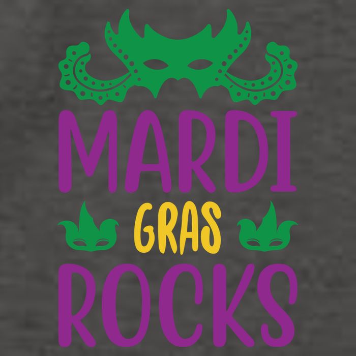 Mardi Gras Rocks Vector Backpack