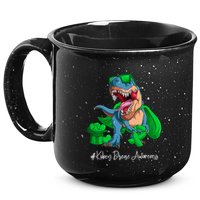 Month Green Ribbon Trex 15oz Campfire Ceramic Mug