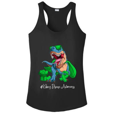 Month Green Ribbon Trex Ladies PosiCharge Competitor Racerback Tank