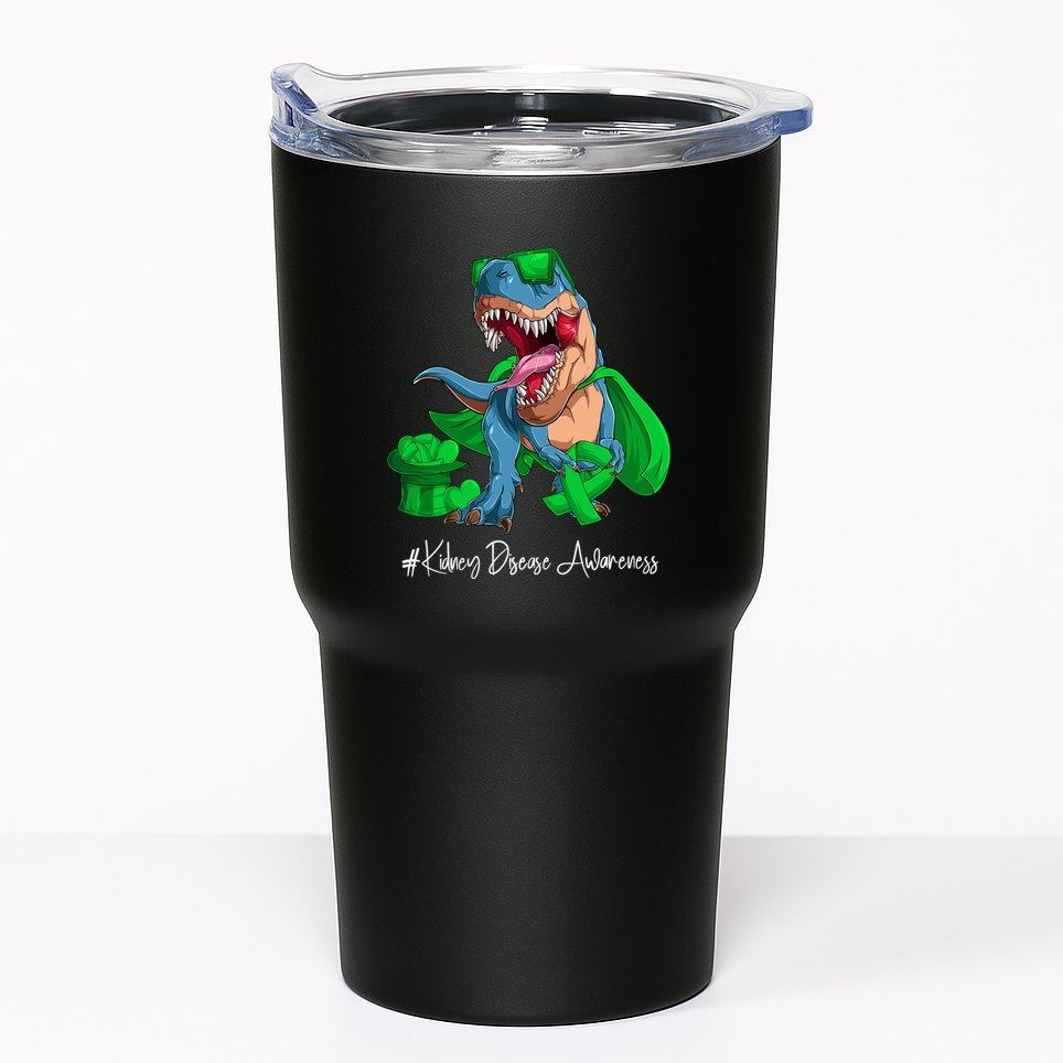 Month Green Ribbon Trex Tumbler