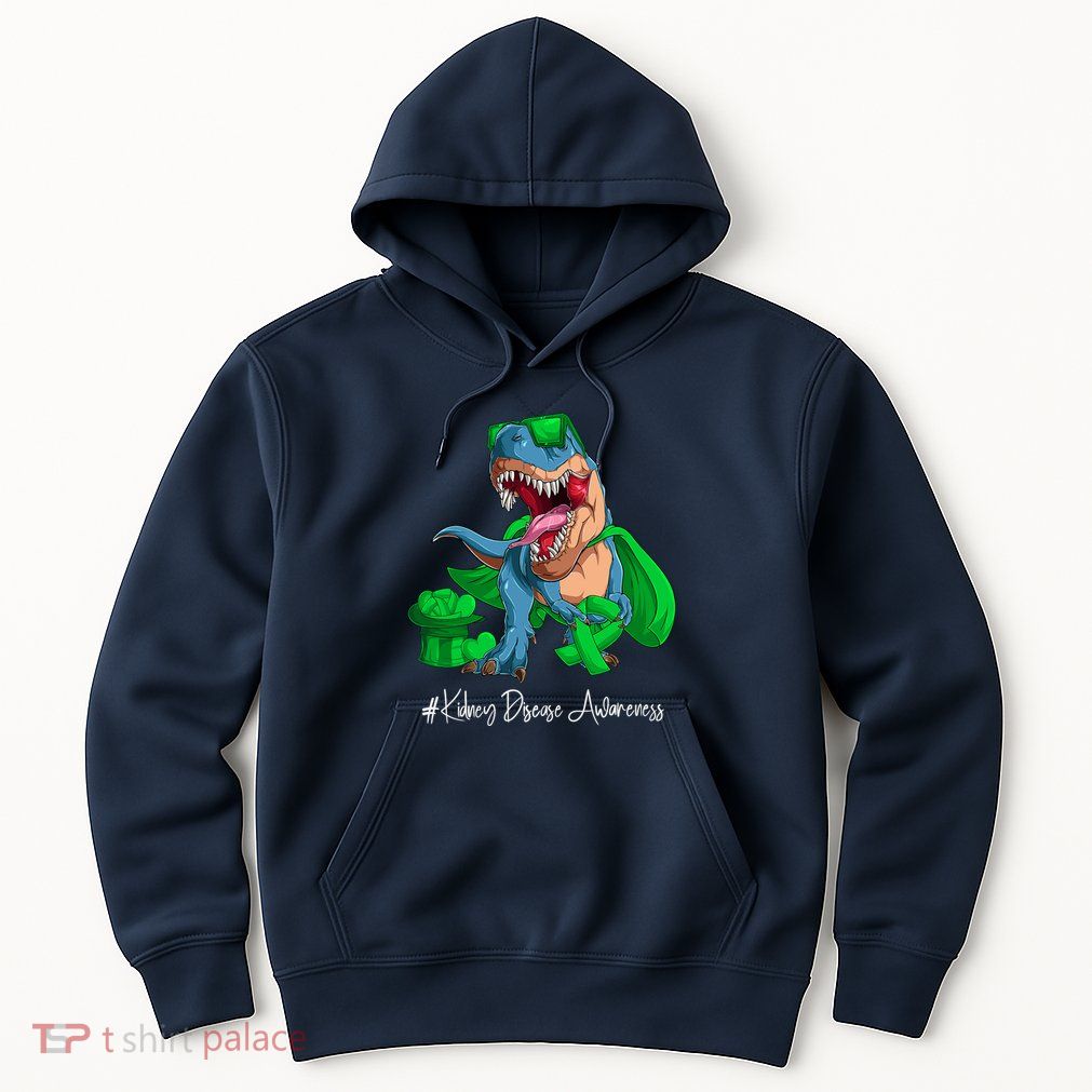 Month Green Ribbon Trex Hoodie
