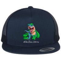 Month Green Ribbon Trex Flat Bill Trucker Hat