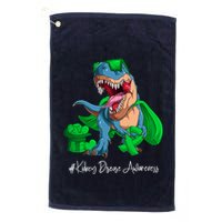 Month Green Ribbon Trex Golf Towel