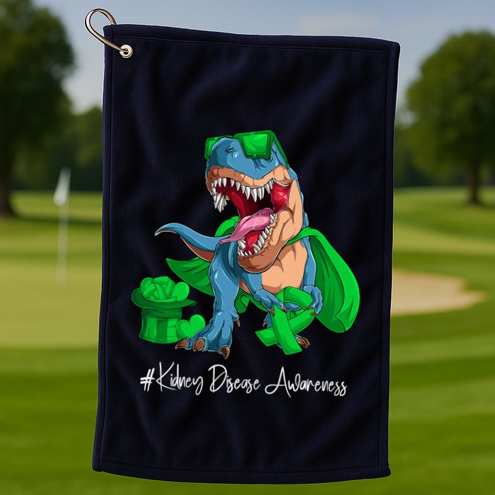 Month Green Ribbon Trex Golf Towel