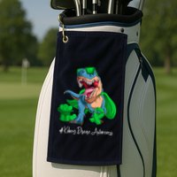 Month Green Ribbon Trex Golf Towel