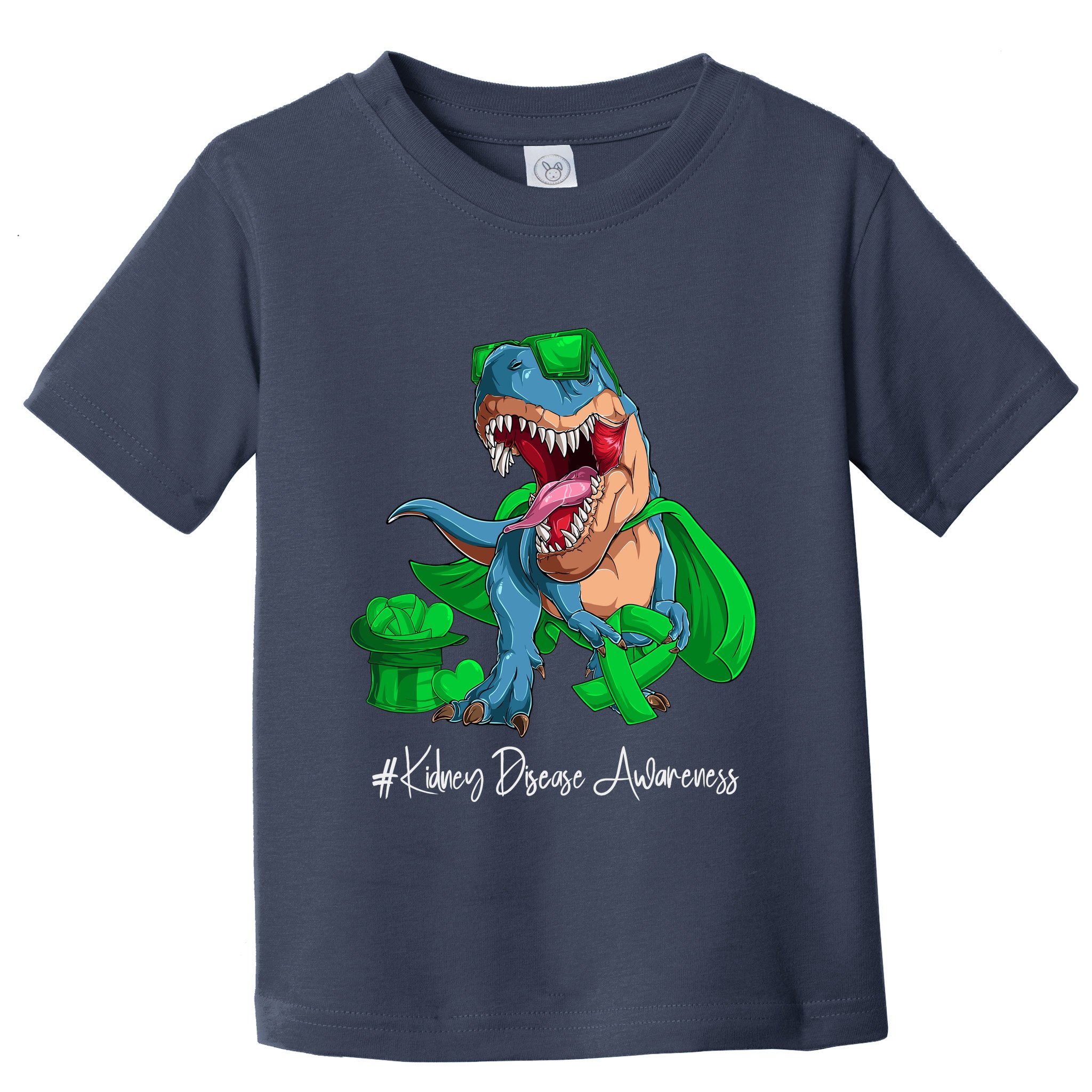 Month Green Ribbon Trex Toddler T-Shirt