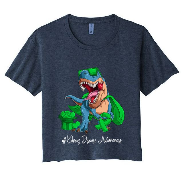 Month Green Ribbon Trex Crop Top