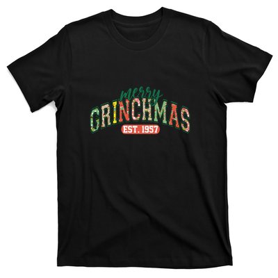 Merry Grincmas Retro Christmas T-Shirt