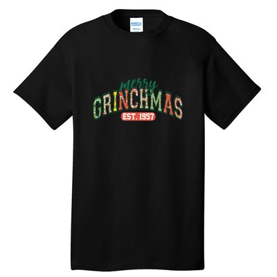 Merry Grincmas Retro Christmas Tall T-Shirt