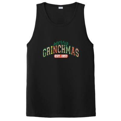 Merry Grincmas Retro Christmas PosiCharge Competitor Tank