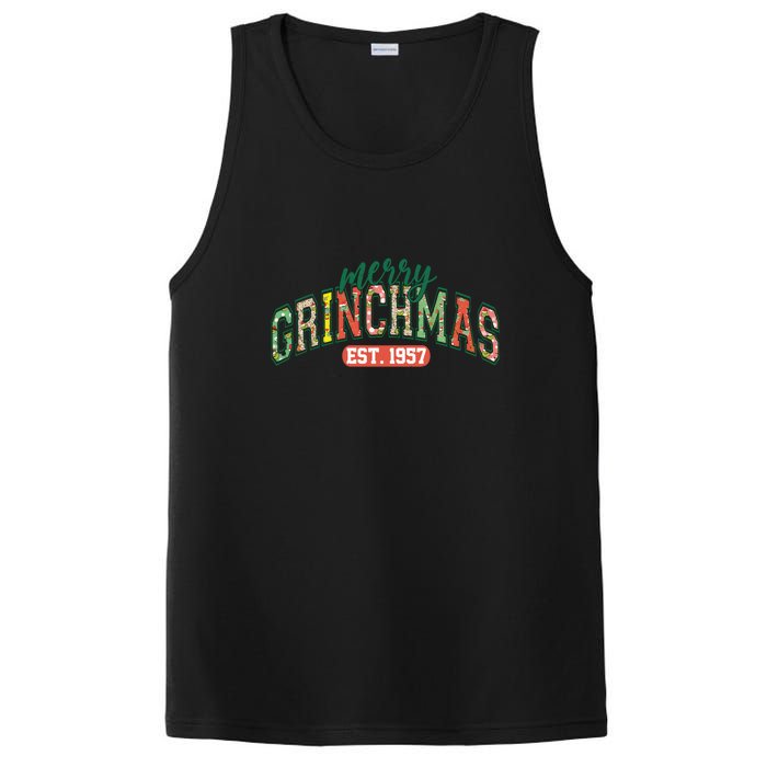 Merry Grincmas Retro Christmas PosiCharge Competitor Tank