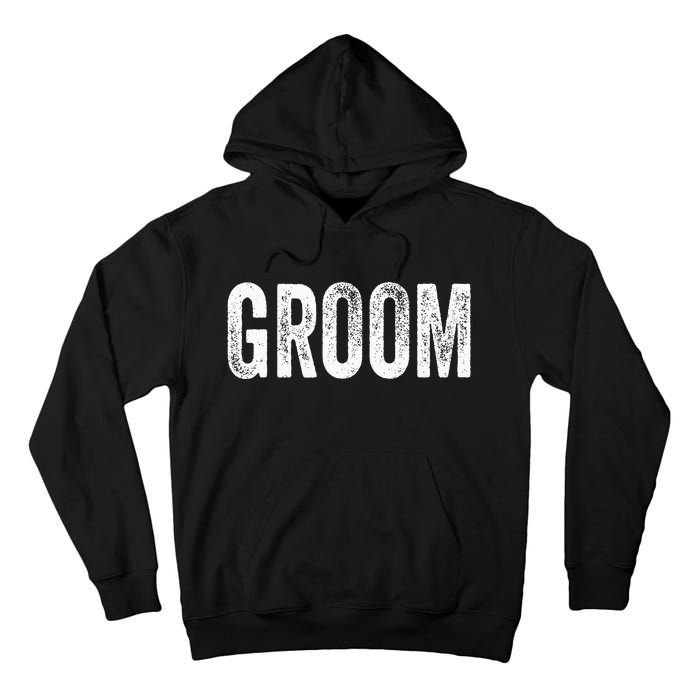 Matching Getting Ready Bride & Groom Wedding Groom Tall Hoodie