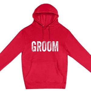 Matching Getting Ready Bride & Groom Wedding Groom Premium Pullover Hoodie