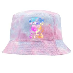 My Golden Retriever Is My Valentine's Watercolor Gift Tie-Dyed Bucket Hat