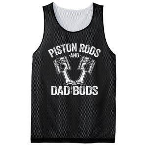 Mechanic Garage Race Car Parts Piston Rods And Dad Bods Mesh Reversible Basketball Jersey Tank