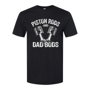 Mechanic Garage Race Car Parts Piston Rods And Dad Bods Softstyle CVC T-Shirt