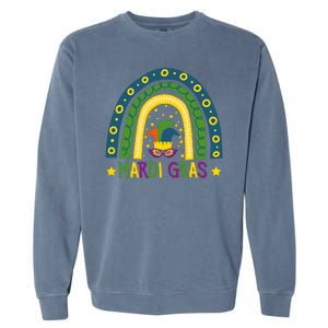 Mardi Gras Rainbow Garment-Dyed Sweatshirt