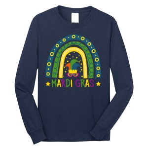 Mardi Gras Rainbow Long Sleeve Shirt