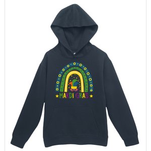 Mardi Gras Rainbow Urban Pullover Hoodie