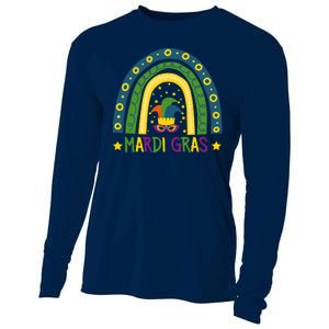 Mardi Gras Rainbow Cooling Performance Long Sleeve Crew