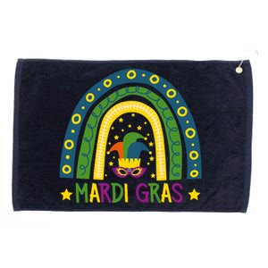 Mardi Gras Rainbow Grommeted Golf Towel